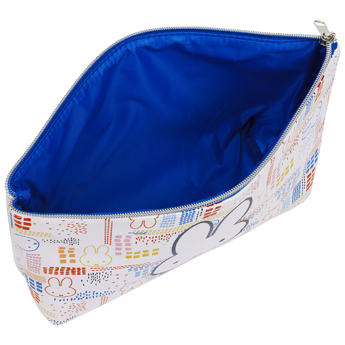 Danielle Nicole x Miffy Allover Print Trapezoid Cosmetic Bag with Pom-Pom Charm