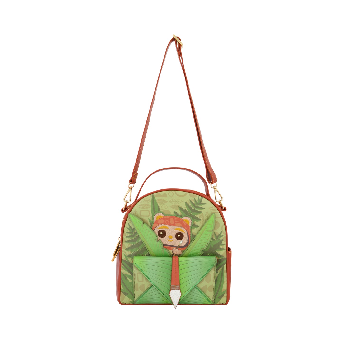 Star Wars Ewok Foliage Backpack Convertible Crossbody Backpack