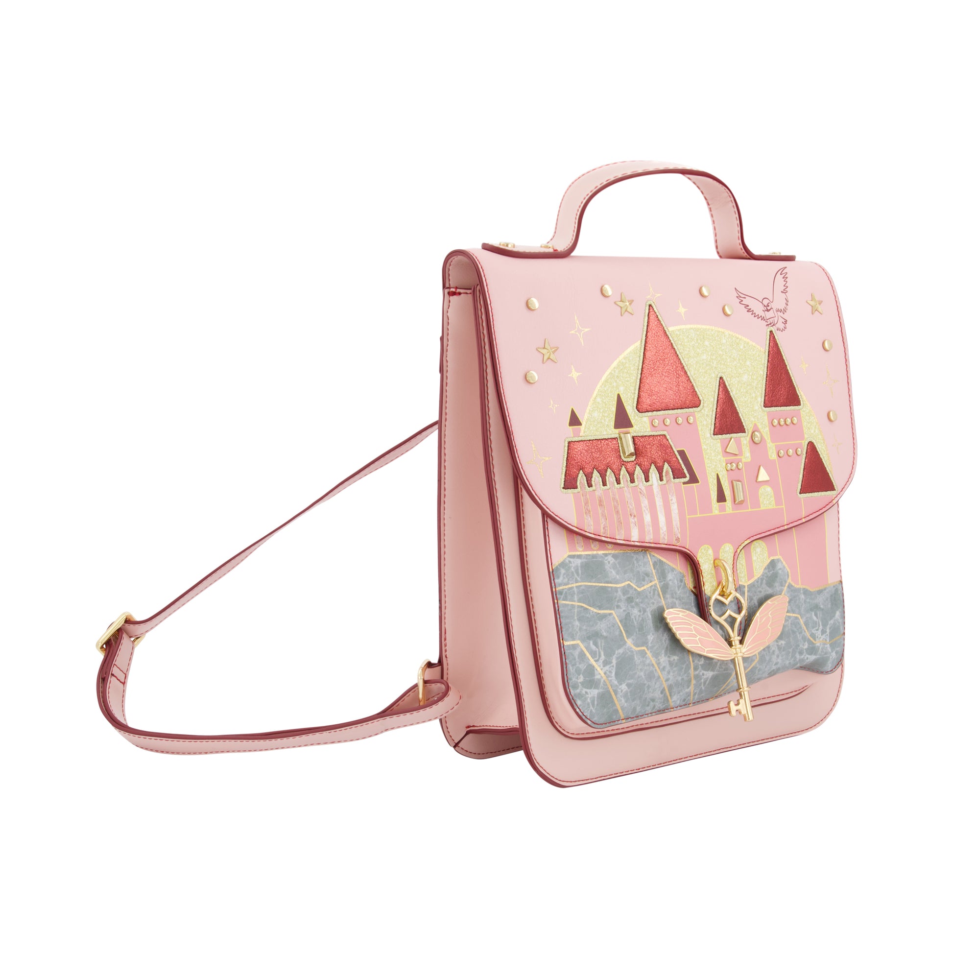 Harry Potter Golden Hogwarts Castle Mini Backpack