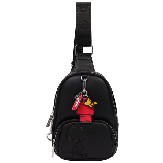 Danielle Nicole x Peanuts Tonal Snoopy Sling Bag with Character Charms