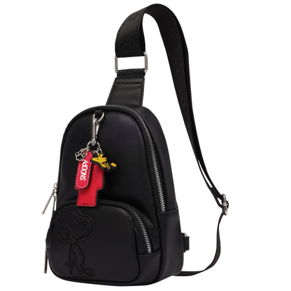Danielle Nicole x Peanuts Tonal Snoopy Sling Bag with Character Charms