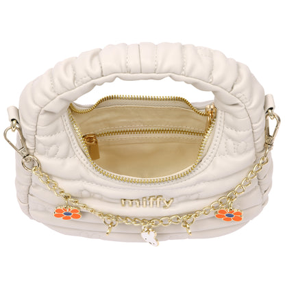 Danielle Nicole x Miffy Quilted Crossbody Bag with Charm Chain
